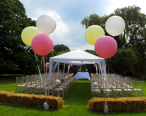 Three foot wedding balloons