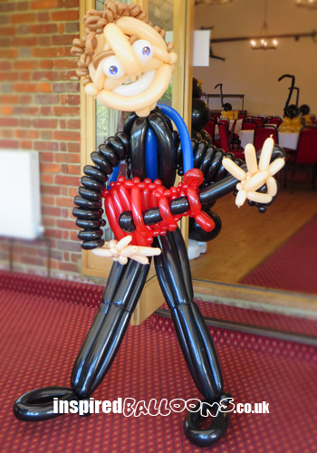 Customised, life-size balloon character