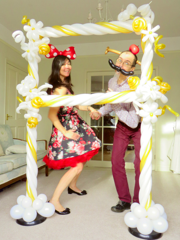 Balloon photo frame