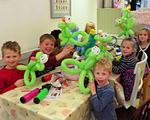 Balloon frog workshop