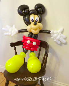 Mickey Mouse balloon sculpture